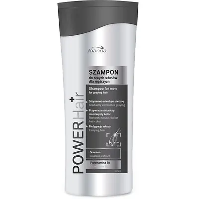 Joanna Power Shampoo For Men Grey Hair Gradually Eliminate Greying Provitamin B5 • £3.59