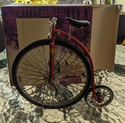 1/10 Scale Mytek Big Wheel Vintage Style Bicycle Red Diecast Collectible  • $18.99