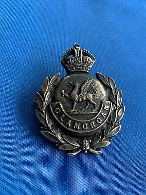 British Glamorgan Helmet Plate Badge REPRODUCTION E88 • $9.99