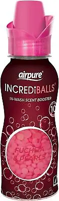 £6.15 • Buy INCREDiBALLS In-Wash Scent Booster By Airpure - Fuchsia & Pearls Fragrance