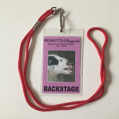 RED HOT CHILI PEPPERS - Sun 9th Mar 2003 London Arena Band Guest Backstage Pass • £30.99