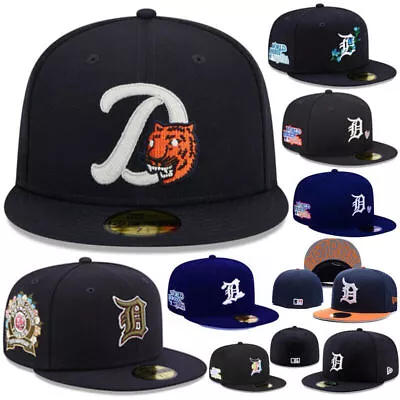 Detroit Tigers DET MLB New Era 59FIFTY Fitted Cap - 5950 Hat~ • $15.89