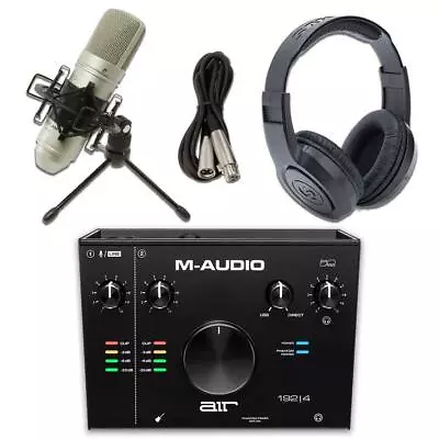 M-Audio AIR 192|4 Tascam TM-80 Essentials Bundle • $199.99