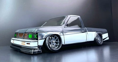 £57.99 • Buy RC Tetsujin Nissan Datsun D21 Truck 1:10 Bodyshell, Clear-Unpainted TT-8215