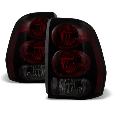 Red Smoked 2002-2009 Chevy Trailblazer Tail Lights Lamps Left+Right Replacement • $68.99