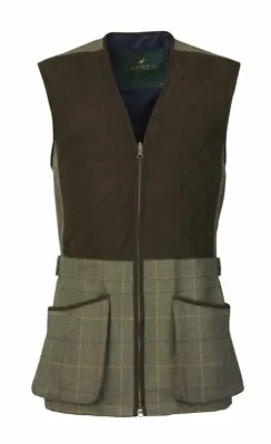 Laksen Woodhay Glenogil Zip Shooting Waistcoat Vest Size S RRP £259.00 • £99.99