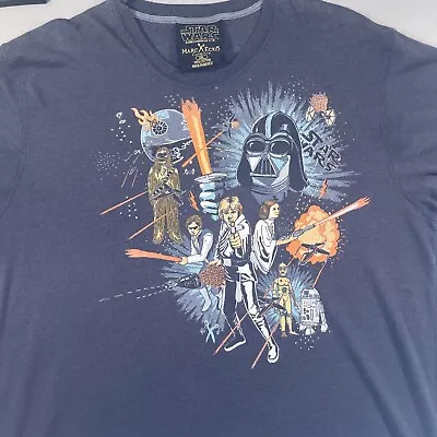 Star Wars Marc Ecko Cut & Sew T Shirt A New Hope Jedi Darth Vader 2xl • $25