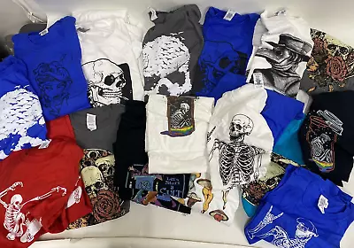 100 Halloween Skeletons   Creepy T-shirts Wholesale Reseller Bundle  $1.79  EACH • $179