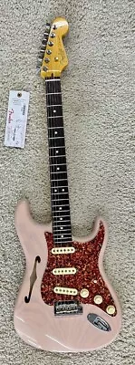 Fender LIMITED EDITION AMERICAN PROFESSIONAL II STRATOCASTER THINLINE Shell Pink • $1949.99