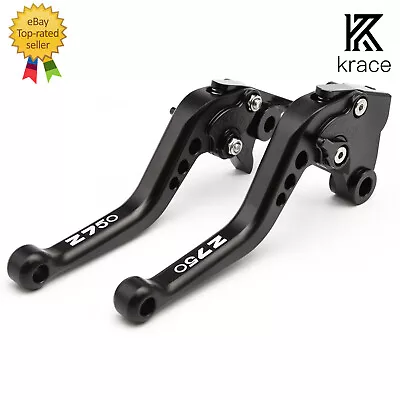 For Kawasaki Z750R 2011-2012 CNC Brake Clutch Levers Short Logo Black Adjustable • $25.98