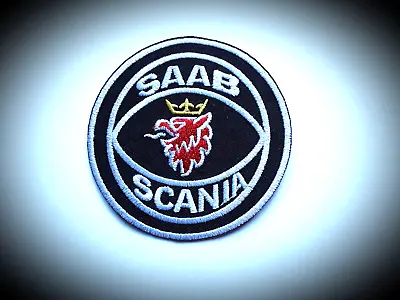 Saab Scania Swedish Diesel Car Truck Rally Motorsport Racing Embroidered Patch • $4.21
