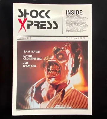 Shock Xpress - Volume 2 Issue 1 - 1987 Vintage Horror Magazine • $14.80