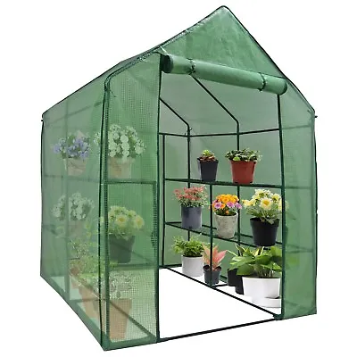 63-77'' 3 OR 4 Tiers Greenhouse Portable Mini Walk In Outdoor Mini Planter House • $39.99