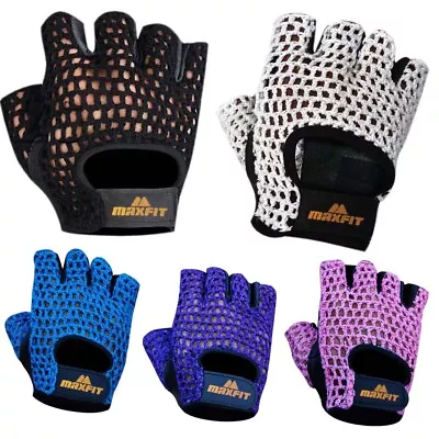 £4.99 • Buy Ladies Gym Weight Lifting Gloves Training Bodybuilding Yoga Workout Gloves