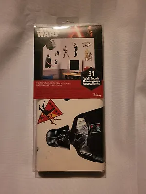 Star Wars Classic Peel & Stick Wall Decals Removable Stickers 31 Total New  • $9.99