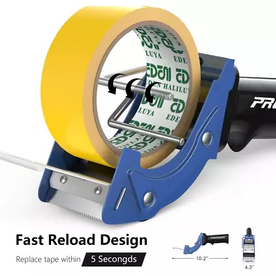 2 Inch Packing Tape Gun Dispenser Lightweight Adjustable Packaging Tape • $10.31