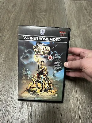 National Lampoon's European Vacation VHS Video PAL Chevy Chase Warner Home Video • £13.45