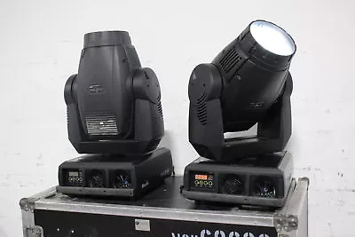 (2) Martin MAC 2000 Wash XB Moving Head Lights In Wheeled Hard Case (C1661-8) • $149.99