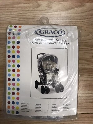 £20 • Buy Graco Pushchair Rain Cover Tour Deluxe Travel System 