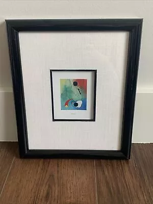 Joan Miro Print/lithograph Matted And Framed • $50