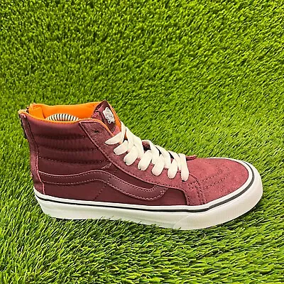 Vans Sk8-Hi Old Skool Womens Size 6.5 Red White Athletic Shoes Sneakers 741454 • $39.99