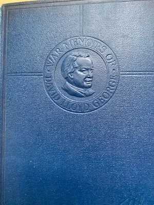 War Memoirs Of David Lloyd George Vol 1 & 2 1938 • £3