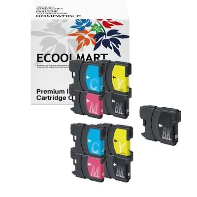 9 Pack LC61 Ink Set Fits Brother MFC-6490CW MFC-290C MFC-5890CN Printer • $11.02