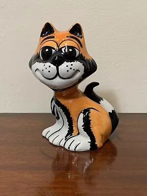 Signed Lorna Bailey Studio Pottery Cat Figure - Ginger • £45