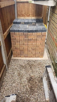 £300 • Buy Marshalls Permable Priora Driveway Blocks Bracken And Charcoal 200x100x60mm