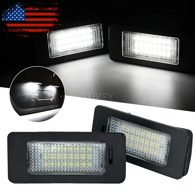 $10.98 • Buy For Bmw 24 Smd  License Plate Upgrade Modules Led Canbus Error Free Lights Bulb