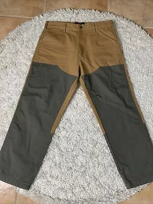 Browning Pheasants Forever Upland Brush Pants Men's Sz 36x32 Cotton Canvas EUC • $50.99