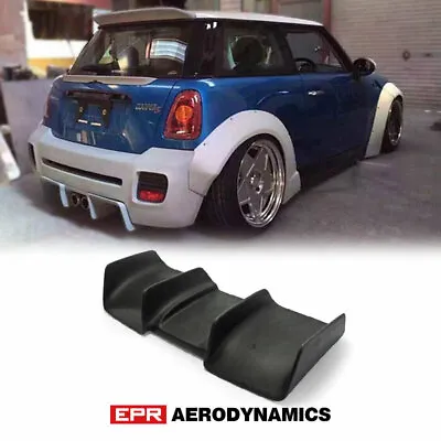 For Mini R56 Cooper S 2Dr 07-13 FRP Unpainted Rear Bumper Exhaust Diffuser Part • $377