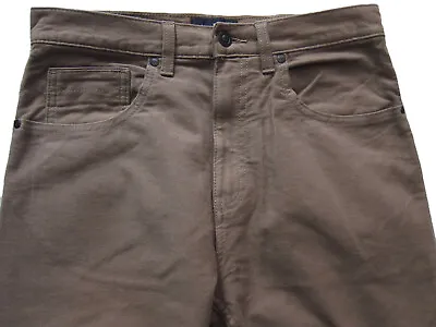 M&S Mens Marks And Spencer Brown Moleskin Regular Trousers Size 40 Leg 28 • $32.36