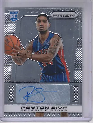 2013-14 Panini Prizm Autographs #16 Peyton Siva • $4.20