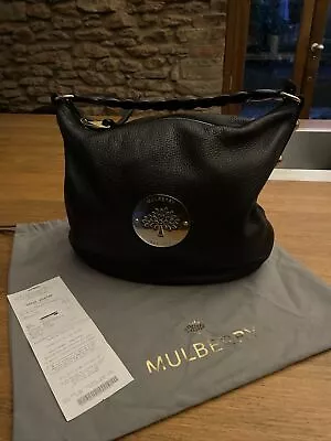 Mulberry Medium Daria Black Bag (bought From Selfridges) • £200