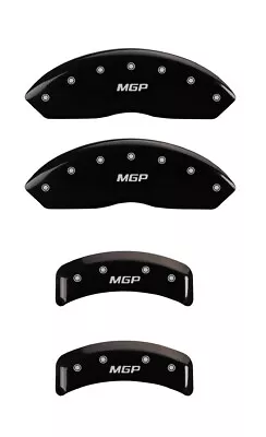 MGP Front/Rear Caliper Covers-Gloss Black For Charger/Challenger; 12088SMGPBK • $235.62