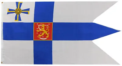 Finland President 1978 Premium 100D 3x5 3'x5' Woven SWALLOW TAIL Flag Banner • $9.88