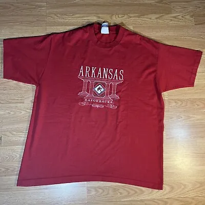 Vintage Arkansas Razorbacks Shirt Xl Made In USA  • $24.99