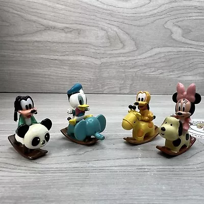 Disney Yujin Mini Figures Baby Characters On Rocking Animals 1”-1.5” Kawaii Toys • $84.30