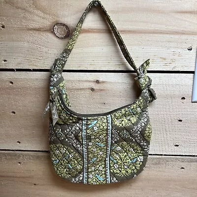 Vera Bradley Small Shoulder Bag: “Sitting In A Tree” Green With Light Blue Birds • $12