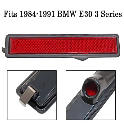 New Red Bumper Side Marker Light Lamp Fits BMW E30 3 Series 1984-1991 • $9.76