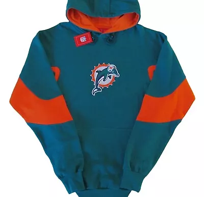 Miami Dolphins NFL Men's Retro Logo Aqua Pullover Hoodie - Size 3X 4X • $49.99