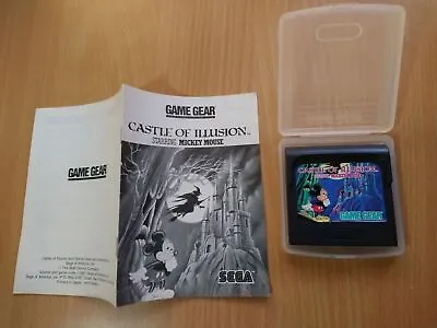 GG Castle Of Illusion Starring Mickey Mouse (Eng Ver.) DISNEY SEGA GAME GEAR • $30