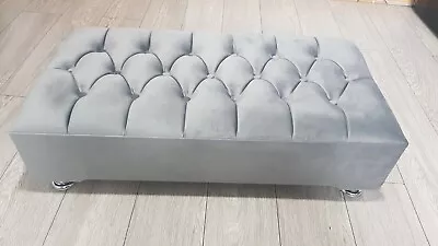 £69.99 • Buy Chesterfield Plush Soft Velvet Footstool Coffee Table Stool Bed Bench Chair