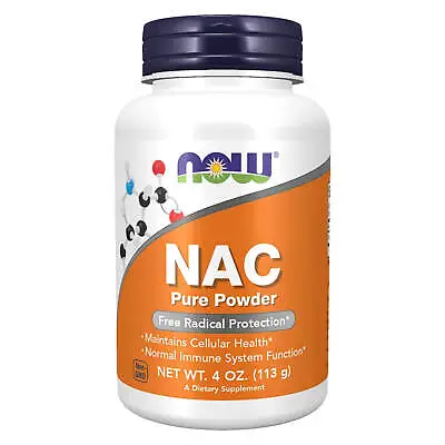 NOW FOODS NAC 600mg Pure Powder - 4 Oz. • $19.95