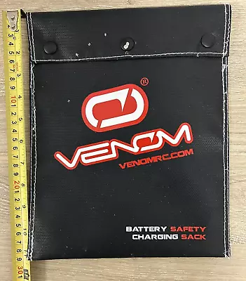 Venom Battery Safety Charge Sack Woven Fiberglass Large VEN1642 Black • $24.95