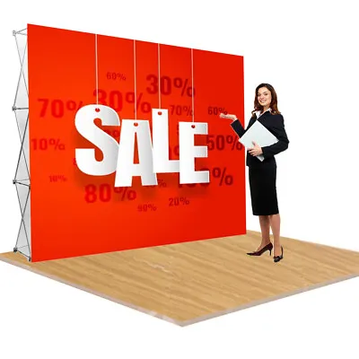 Booth Frame 8'x8' Pop Up Display Stand Aluminum Trade Show Stand (Stand ONLY) • $259.99
