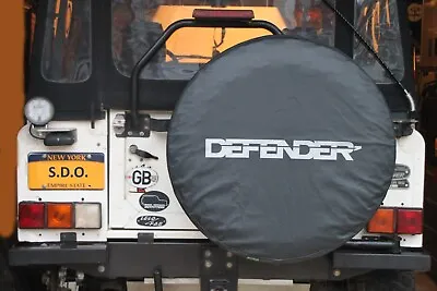  DEFENDER  Vinyl Spare Tire Cover (33 ) - Land Rover 90/110/130 • $119.50