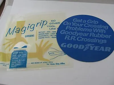 Vintage Goodyear Advertising Magigrip Rubber R.R. Railroad Crossings  • $9.99