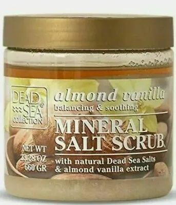 £6.89 • Buy  Dead Sea Collection Almond Vanilla Mineral Salt Bath Body Scrub Large 660 G